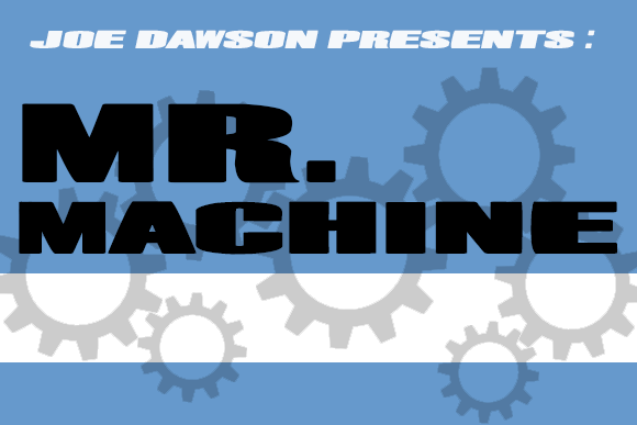 Mr. Machine font